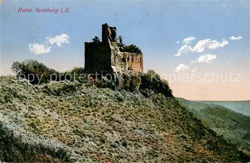 AK / Ansichtskarte Andlau Burgruine Spesburg Feldpost Andlau