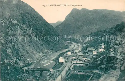 AK / Ansichtskarte Salins_Moutiers Vue generale 