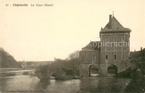 AK / Ansichtskarte Charleville_08 Mezieres Vieux moulin aux bords de la Meuse 