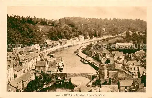AK / Ansichtskarte Dinan_22 Vieux pont et les quais 