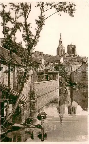 AK / Ansichtskarte Guingamp_22 Le Trieux et la Basilique Notre Dame de Bon Secours 