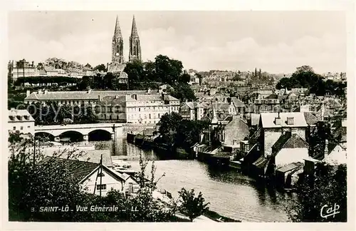 AK / Ansichtskarte Saint_Lo Vue generale Saint_Lo