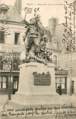 AK / Ansichtskarte Dieppe_76 Monument 