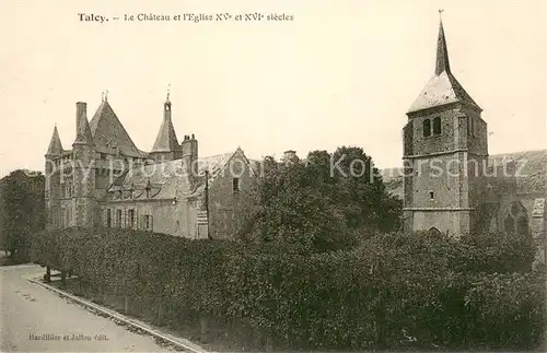 AK / Ansichtskarte Talcy_Loir et Cher Chateau Eglise XVe et XVIe siecles Talcy Loir et Cher