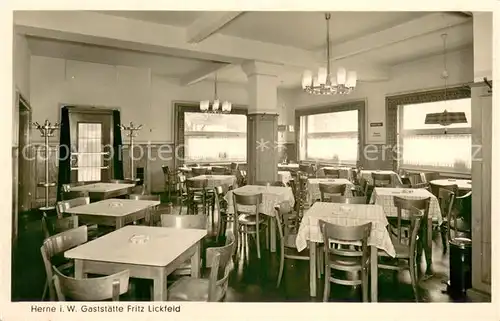 AK / Ansichtskarte Herne_Westfalen Gaststaette Fritz Lickfeld Herne_Westfalen