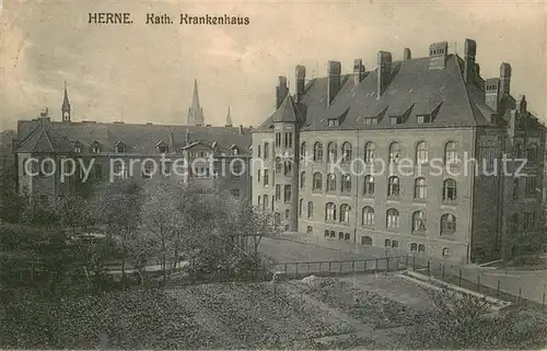 AK / Ansichtskarte Herne_Westfalen Kath Krankenhaus Herne_Westfalen