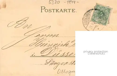 AK / Ansichtskarte Bad_Godesberg Die Godesburg Bad_Godesberg