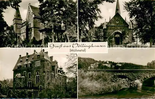 AK / Ansichtskarte Voellinghausen_Moehnesee Teilansichten Voellinghausen Moehnesee