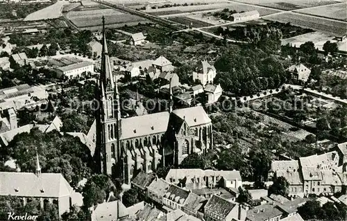 AK / Ansichtskarte Kevelaer Fliegeraufnahme Marien Basilika Kevelaer