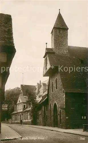 AK / Ansichtskarte Goslar Das grosse heilige Kreuz Glashandlung Werner Goslar