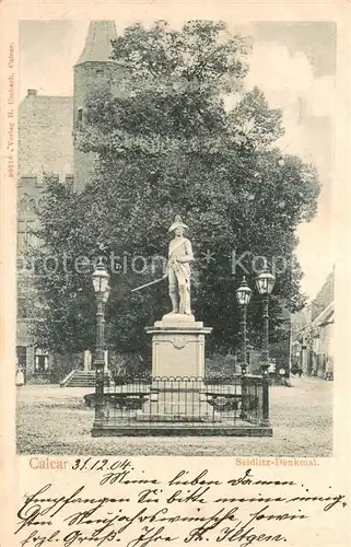 AK / Ansichtskarte Kalkar_Niederrhein Seidlitz Denkmal Kalkar Niederrhein