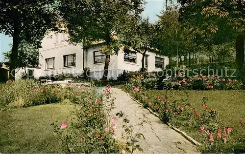 AK / Ansichtskarte Bergkirchen_Bad_Oeynhausen Pension Haus Bergfrieden Aussenansicht Bergkirchen_Bad