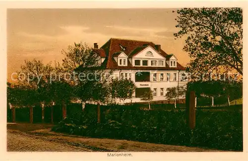 AK / Ansichtskarte Bad_Oeynhausen Anstalt Wittekindshof Marienheim Bad_Oeynhausen