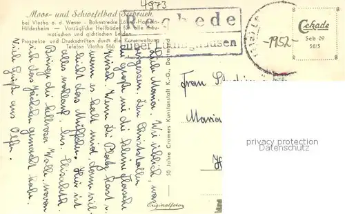 AK / Ansichtskarte Seebruch_Bad Kurhaus mit Terrasse Seebruch_Bad