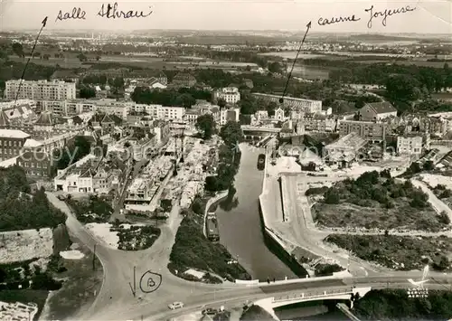 AK / Ansichtskarte Maubeuge_59 Le Pont Rouge Vue aerienne 