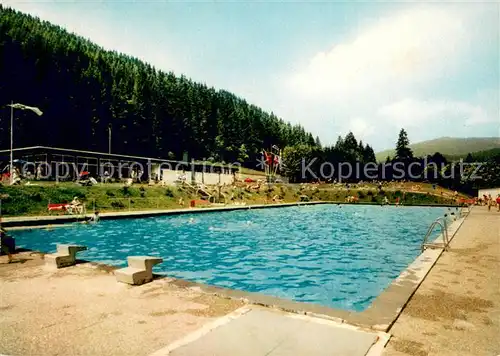 AK / Ansichtskarte St_Blasien Waldschwimmbad Kurort im Schwarzwald St_Blasien