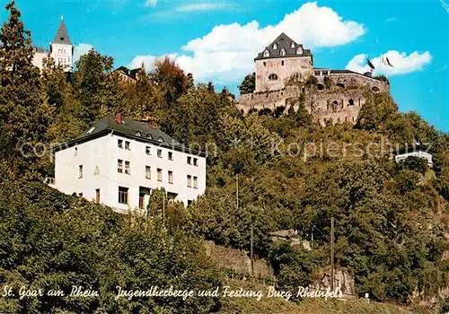 AK / Ansichtskarte St_Goar Jugendherberge und Festung Burg Rheinfels St_Goar