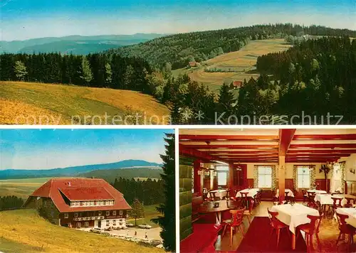 AK / Ansichtskarte St_Maergen Gasthaus zum Kreuz Restaurant Landschaftspanorama Schwarzwald St_Maergen