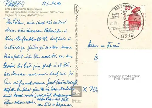 AK / Ansichtskarte Bad_Fuessing Thermalheilbad Bad_Fuessing