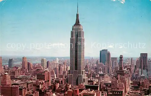 AK / Ansichtskarte New_York_City Empire State Building New_York_City