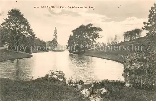 AK / Ansichtskarte Roubaix_59 Parc Barbieux Le Lac 
