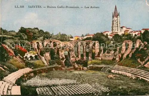 AK / Ansichtskarte Saintes_17 Ruines Gallo Romaines Les Arenes 