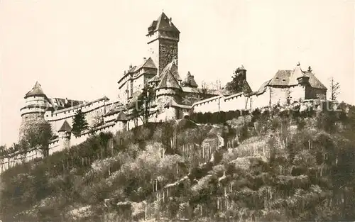 AK / Ansichtskarte Hohkoenigsburg_Haut Koenigsbourg Panorama Hohkoenigsburg