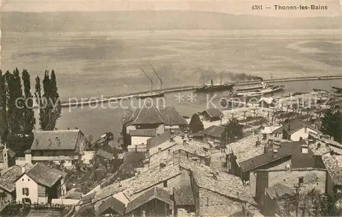 AK / Ansichtskarte Thonon les Bains Panorama Thonon les Bains