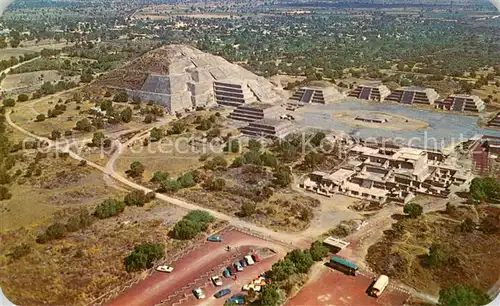 AK / Ansichtskarte San_Juan_Teotihuacan Vista aerea de la Piramide de la Luna San_Juan_Teotihuacan