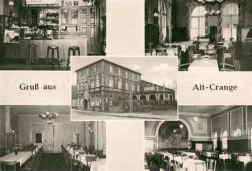 AK / Ansichtskarte Crange Gaststaette zu den Schleusen und Haefen Bar Gastraeume Crange