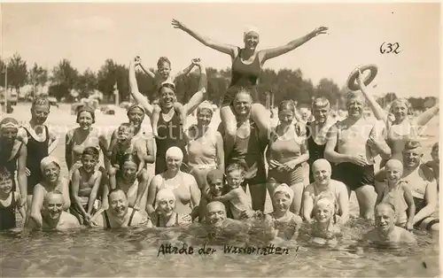 AK / Ansichtskarte Groemitz_Ostseebad Attacke der Wasserratten Groemitz_Ostseebad