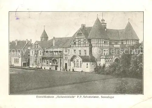 AK / Ansichtskarte Sennelager Exerzitienhaus Heilandsfriede  Sennelager