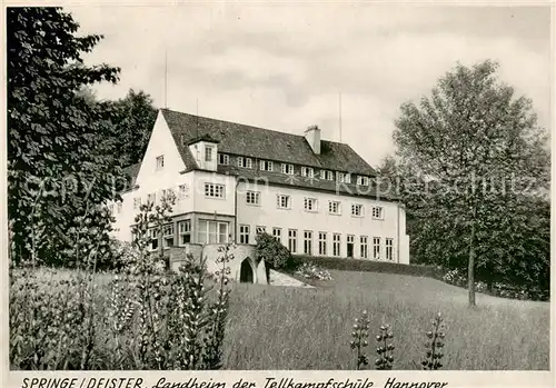 AK / Ansichtskarte Springe_Deister Landheim d. Tellkampfschule Hannover Springe_Deister