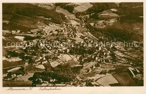 AK / Ansichtskarte Altenvoerde Fliegeraufnahme Altenvoerde