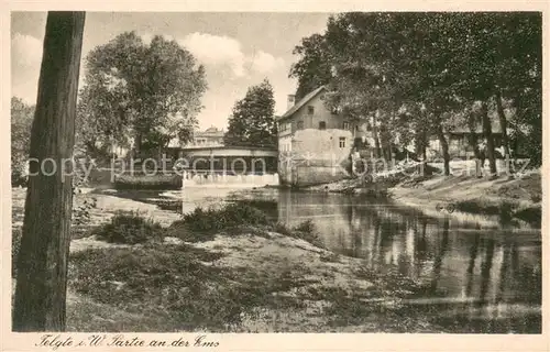 AK / Ansichtskarte Telgte_Warendorf Partie an der Ems Gr. Muehle Telgte Warendorf