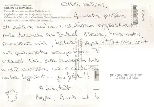 AK / Ansichtskarte Vaison la Romaine_Vaucluse Pont Gallo Romain Amphitheatre Cloitre Cathedrale Notre Dame de Nazareth Beffroi Vaison la Romaine