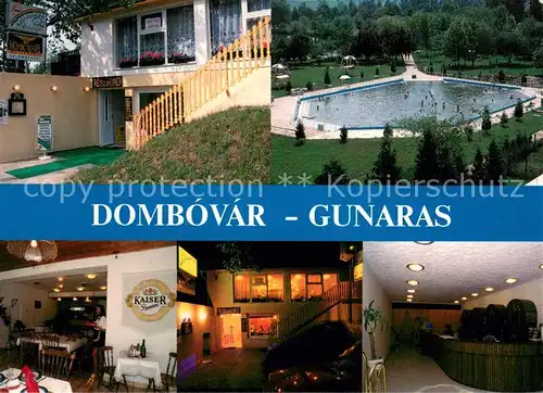AK / Ansichtskarte Gunaras_Dombovar Vendegloe Reisebuero Thermalbad 