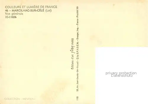 AK / Ansichtskarte Marcilhac sur Cele Vue generale Marcilhac sur Cele