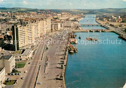 AK / Ansichtskarte Boulogne_62 sur Mer Quai Gambetta vue aerienne 