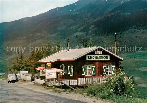 AK / Ansichtskarte Lanslebourg Mont Cenis Cafe Bar Le Chardou Lanslebourg Mont Cenis