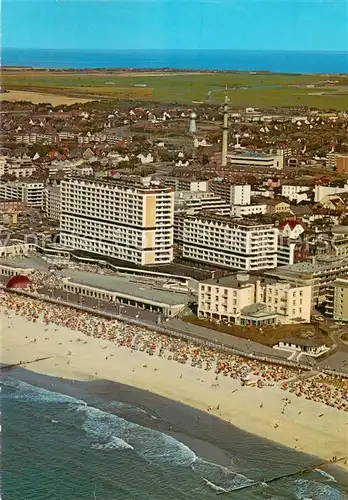 AK / Ansichtskarte Westerland_Sylt Strand Hotels Westerland_Sylt