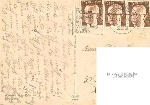 AK / Ansichtskarte Schleswig_Holstein Stadt an der Schlei Schleswig_Holstein