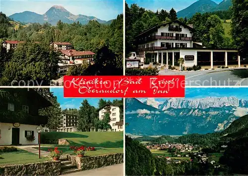 AK / Ansichtskarte Oberaudorf Kliniken Bad Trissl Alpenpanorama Oberaudorf