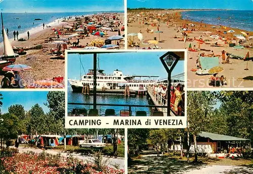 AK / Ansichtskarte Punta_Sabbioni Camping Marina di Venezia Spiaggia Porto Punta Sabbioni