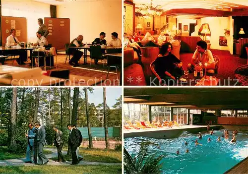 AK / Ansichtskarte Bad_Kissingen Ferien  und Freizeithotel im Naturpark Bayerische Rhoen Hallenbad Bad_Kissingen
