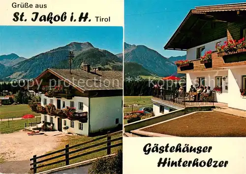 AK / Ansichtskarte St_Jakob_Haus Gaestehaeuser Hinterholzer Alpen St_Jakob_Haus