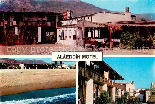 AK / Ansichtskarte Alanya Alaeddin Motel Restaurant Strand Alanya