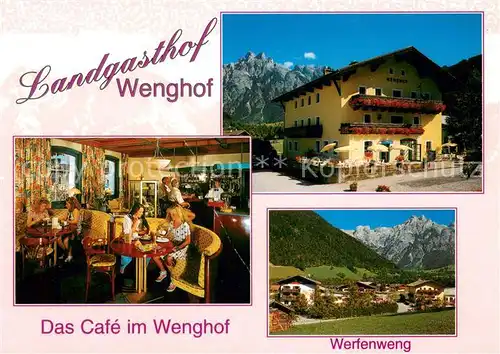 AK / Ansichtskarte Werfenweng Landgasthof Wenghof Panorama Alpen Werfenweng