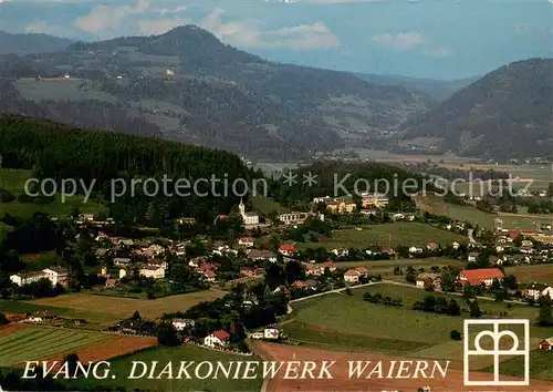 AK / Ansichtskarte Feldkirchen_Kaernten Fliegeraufnahme Ev Diakoniewerk Waiern Feldkirchen Kaernten