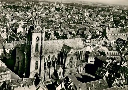 AK / Ansichtskarte Colmar_68 La Cathedrale Vue aerienne 